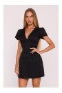 M882 Jacquard mini dress - black