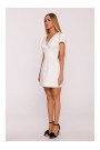 M882 Jacquard mini dress - cream