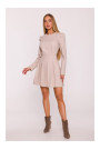 M884 Denim-look dress - beige