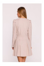 M884 Denim-look dress - beige
