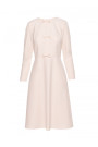 S414 Shift dress with bows - ivory