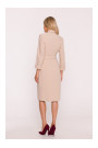 S415 Shirt dress tied at the waist - beige