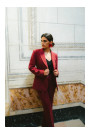S417 Taliored blazer - maroon