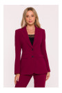 S417 Taliored blazer - maroon