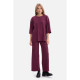 B300 Rib knit trousers - plum