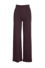 B300 Rib knit trousers - dark chocolate
