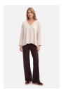 B300 Rib knit trousers - dark chocolate