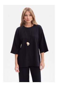 B301 Rib knit top - black