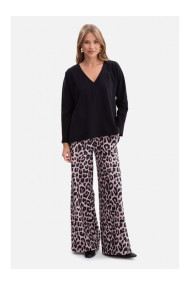 B302 Print knit trousers - model 1