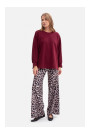B302 Print knit trousers - model 1