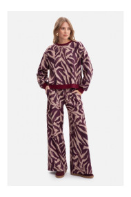 B302 Print knit trousers - model 2