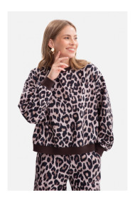 B303 Print knit sweatshirt - model 1