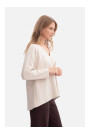 B304 Knit V-neck pullover top - sand
