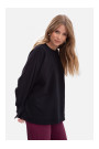 B306 Knit relaxed fit sweatshirt - black