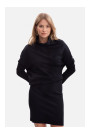 B309 Rib knit blouson dress - black