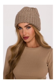 M895 Ribbed beanie - beige