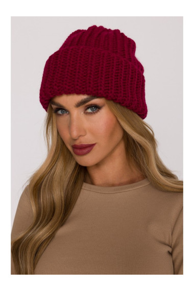 M895 Ribbed beanie - maroon