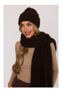 M895 Ribbed beanie - brown
