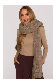 M896 Ribbed scarf - beige