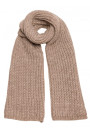 M896 Ribbed scarf - beige
