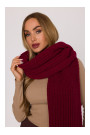 M896 Ribbed scarf - maroon