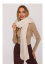 M896 Ribbed scarf - ecru