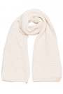 M896 Ribbed scarf - ecru