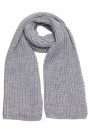 M896 Ribbed scarf - grey