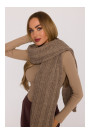 M898 Cable knit scarf - beige