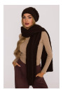 M898 Cable knit scarf - brown