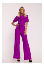 S421 Jumpsuit with a tie bow - lavender