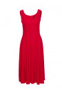 S424 Fit & flare dress - red
