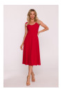 S424 Fit & flare dress - red