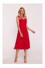 S424 Fit & flare dress - red