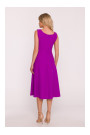 S424 Fit & flare dress - lavender