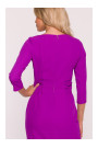 S425 Dress with ruffle detail - lavender