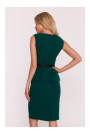 S427 Peplum dress - green