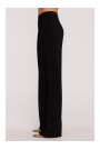 M890 Co-ord set with ruched top and wide leg trousers - black