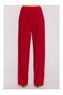 M890 Co-ord set with ruched top and wide leg trousers - red
