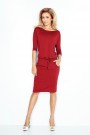  13-66 Sporty dress - Dark red color 